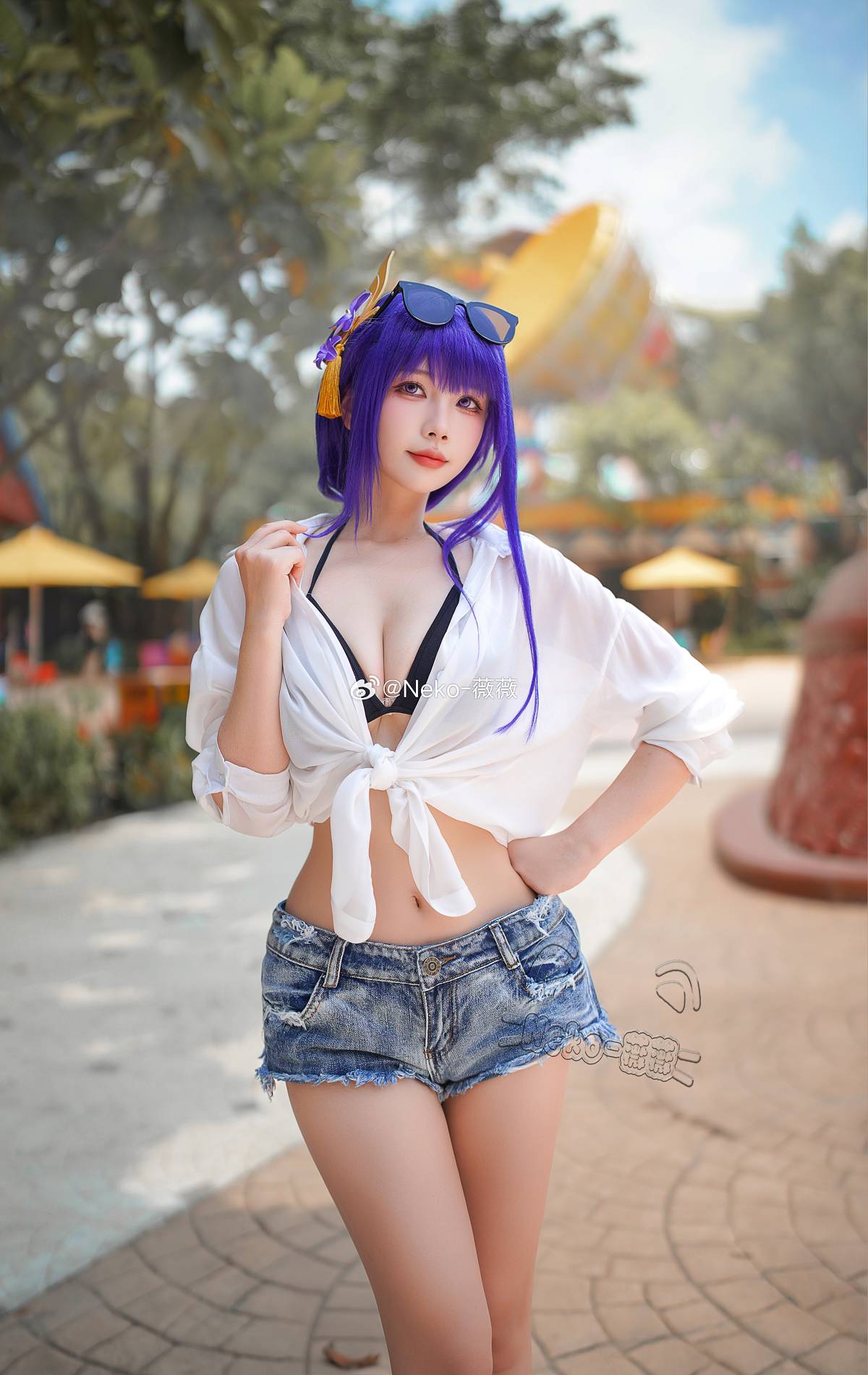 「原神」雷电将军cosplay