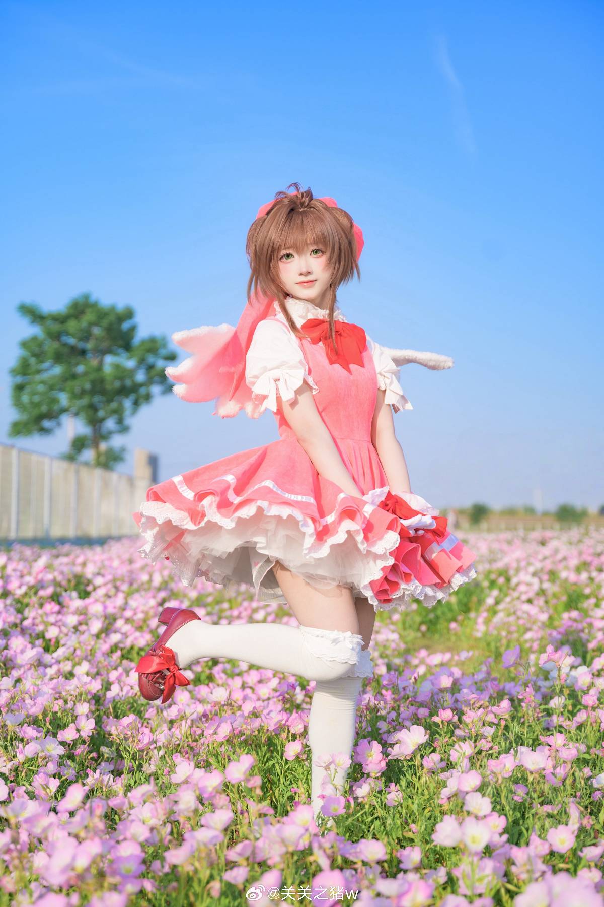 「魔卡少女樱」小樱cosplay