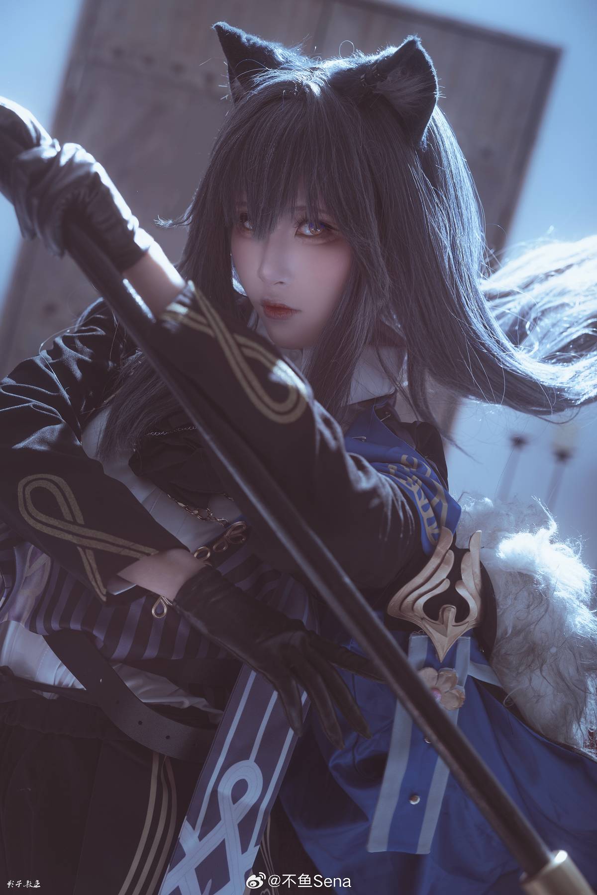「明日方舟」缄默德克萨斯cosplay